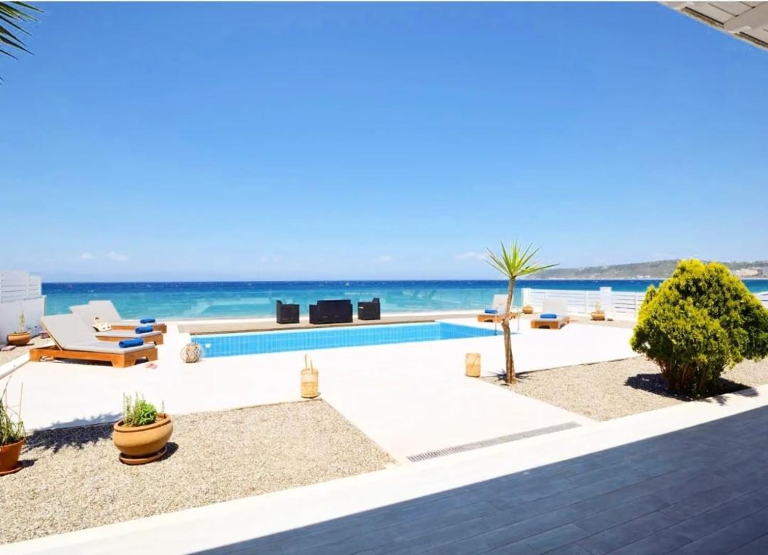 Vaso Beach Front Villa Ialysos  Exterior foto