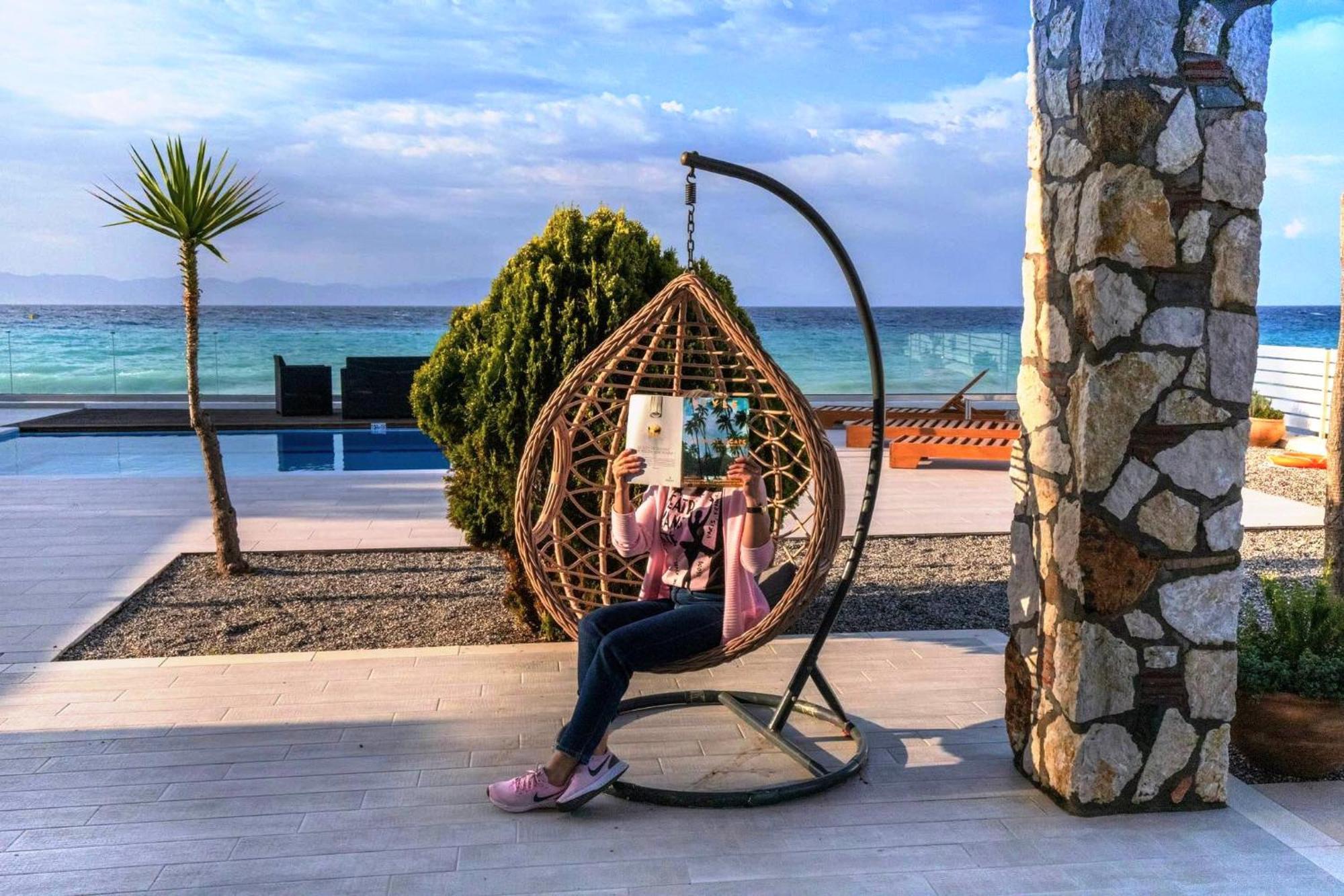 Vaso Beach Front Villa Ialysos  Exterior foto