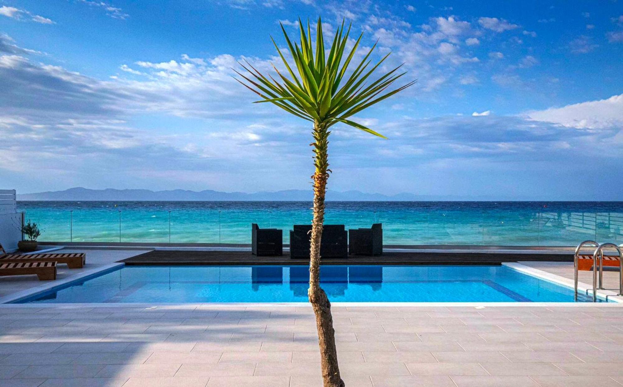 Vaso Beach Front Villa Ialysos  Exterior foto